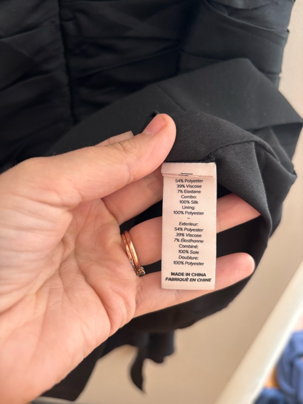 NWT cinq a sept | Anselle Silk Trim Mini Dress in black (sold out style/color) - Picture 10 of 14